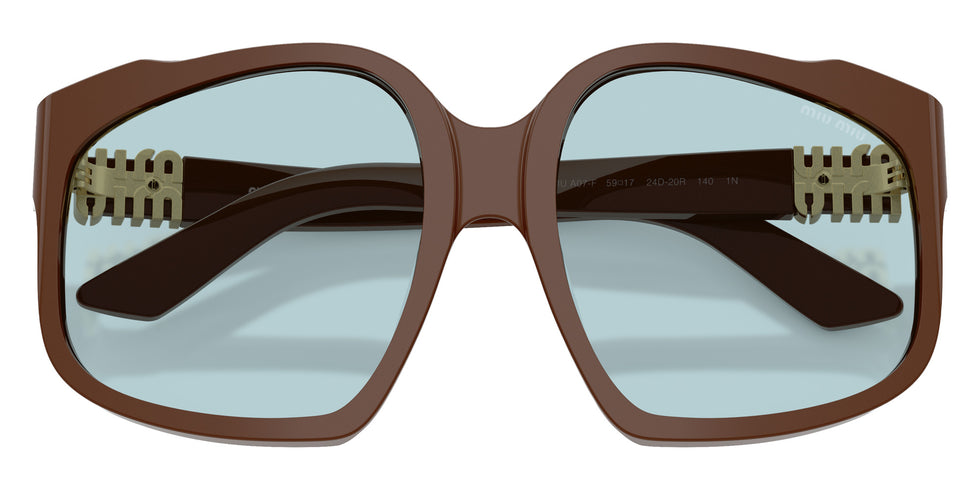 Miu Miu® MU A07SF Sunglasses MU A07SF 24D20R 59 - Chocolate