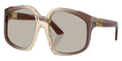 Miu Miu® MU A07SF Sunglasses MU A07SF 25G40U 59 - Brown Transparent