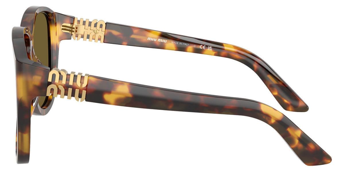 Miu Miu® MU A08S Sunglasses MU A08S 14L09Z 61 - Honey Havana