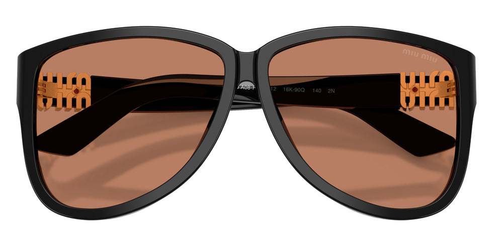 Miu Miu® MU A08S Sunglasses MU A08S 16K90Q 61 - Black