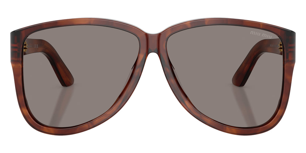 Miu Miu® MU A08S Sunglasses MU A08S 26E80Q 61 - Striped Tobacco