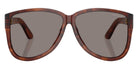Miu Miu® MU A08SF Sunglasses MU A08SF 26E80Q 61 - Striped Tobacco