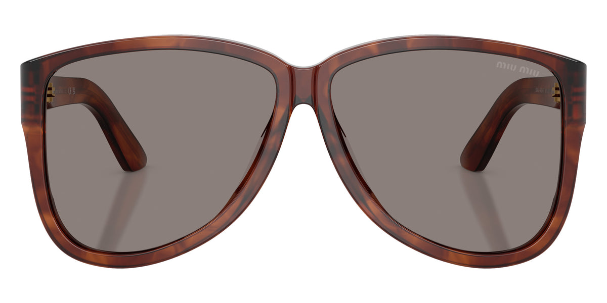 Miu Miu® MU A08SF Sunglasses MU A08SF 26E80Q 61 - Striped Tobacco