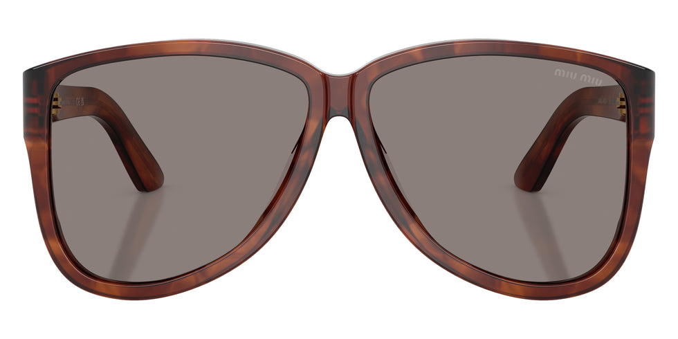 Miu Miu® MU A08SF Sunglasses MU A08SF 26E80Q 61 - Striped Tobacco