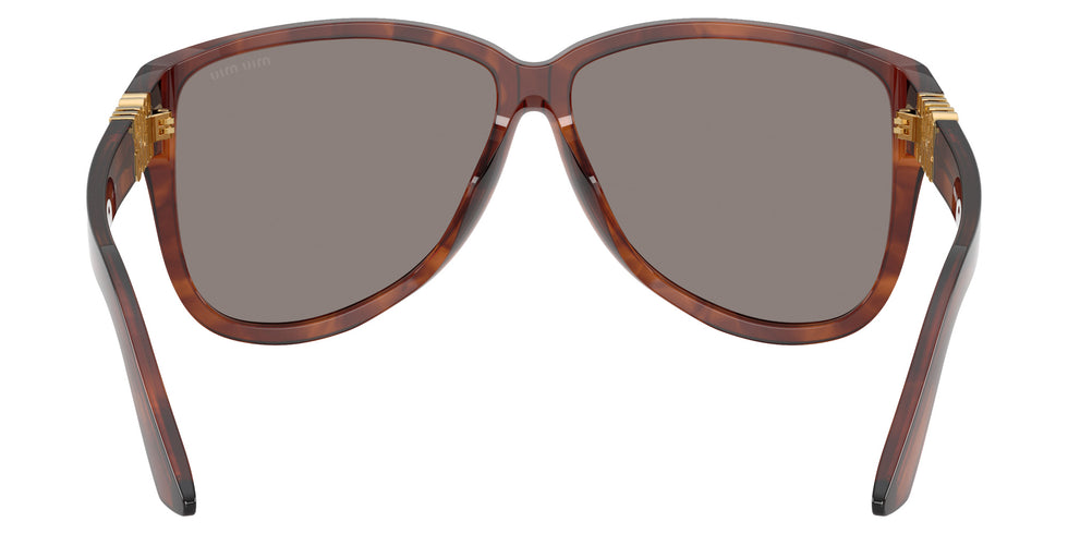 Miu Miu® MU A08SF Sunglasses MU A08SF 26E80Q 61 - Striped Tobacco
