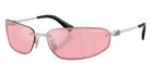 Miu Miu® MU A50S Sunglasses MU A50S 1BC70J 68 - Silver