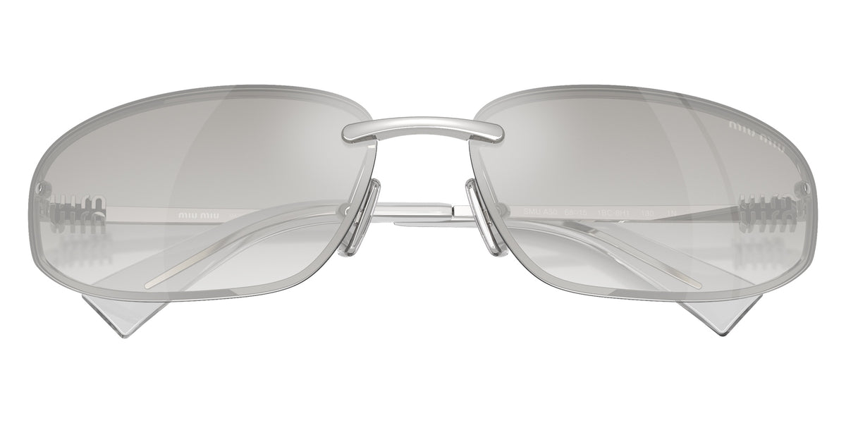 Miu Miu® MU A50S Sunglasses MU A50S 1BC8H1 68 - Silver