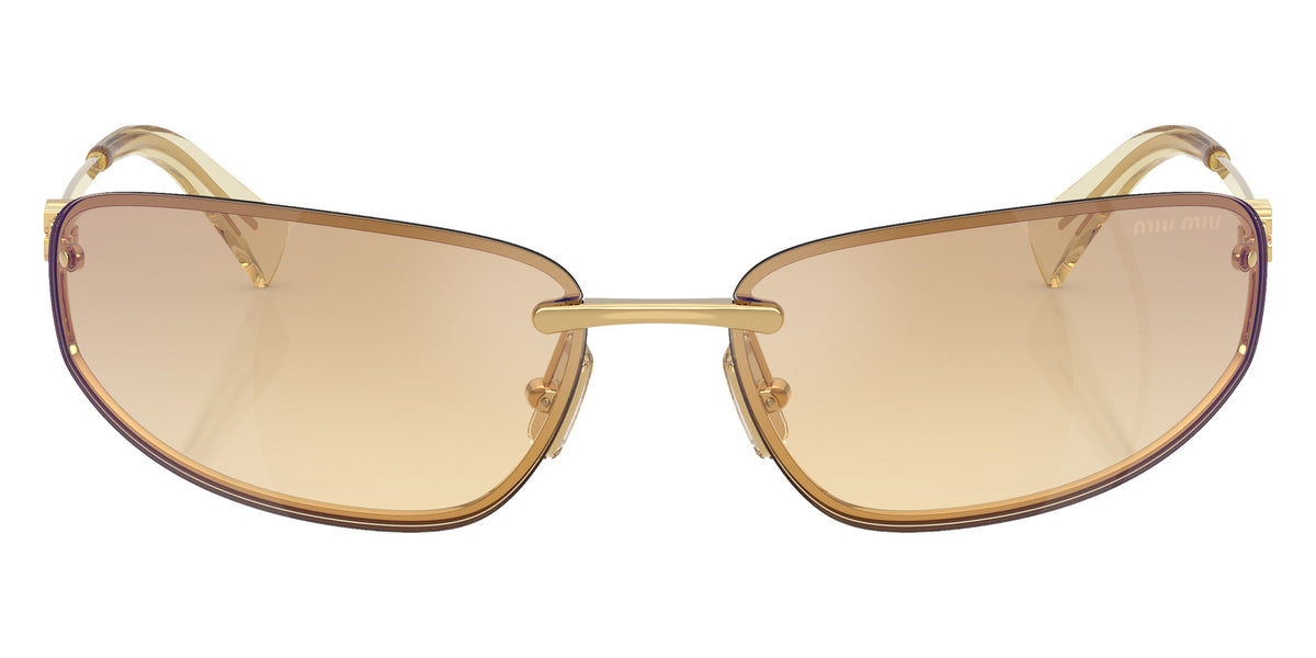 Miu Miu® MU A50S Sunglasses MU A50S 5AK7R1 68 - Gold