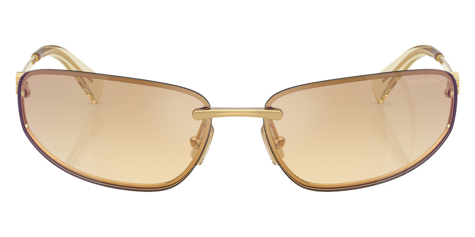 Miu Miu® MU A50S Sunglasses MU A50S 5AK7R1 68 - Gold