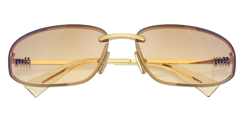 Miu Miu® MU A50S Sunglasses MU A50S 5AK7R1 68 - Gold