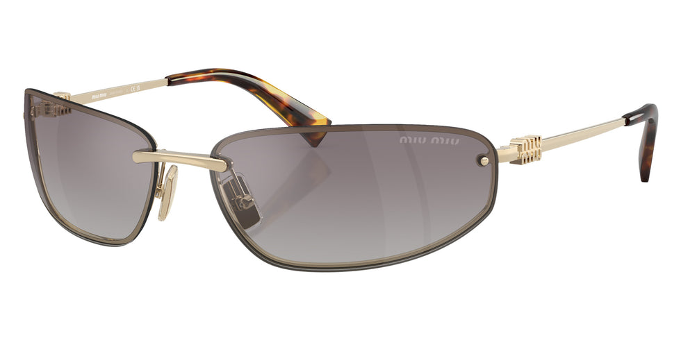 Miu Miu® MU A50S Sunglasses MU A50S ZVN30C 68 - Pale Gold