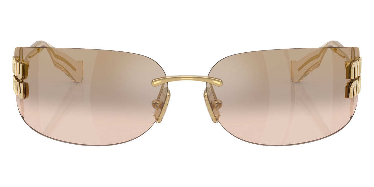 Miu Miu® MU A51S Sunglasses MU A51S 5AK20P 75 - Gold