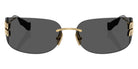 Miu Miu® MU A51S Sunglasses MU A51S 5AK5S0 75 - Gold