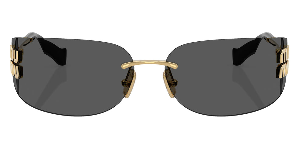 Miu Miu® MU A51S Sunglasses MU A51S 5AK5S0 75 - Gold