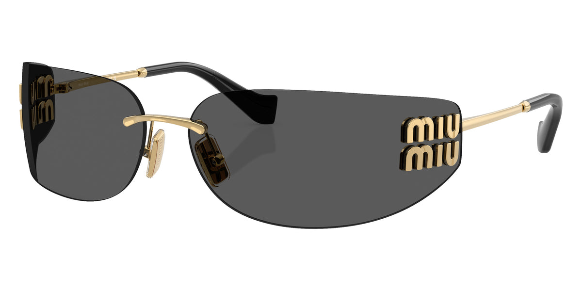 Miu Miu® MU A51S Sunglasses MU A51S 5AK5S0 75 - Gold