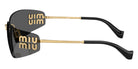 Miu Miu® MU A51S Sunglasses MU A51S 5AK5S0 75 - Gold