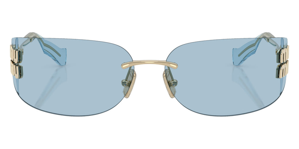 Miu Miu® MU A51S Sunglasses MU A51S ZVN10P 75 - Pale Gold