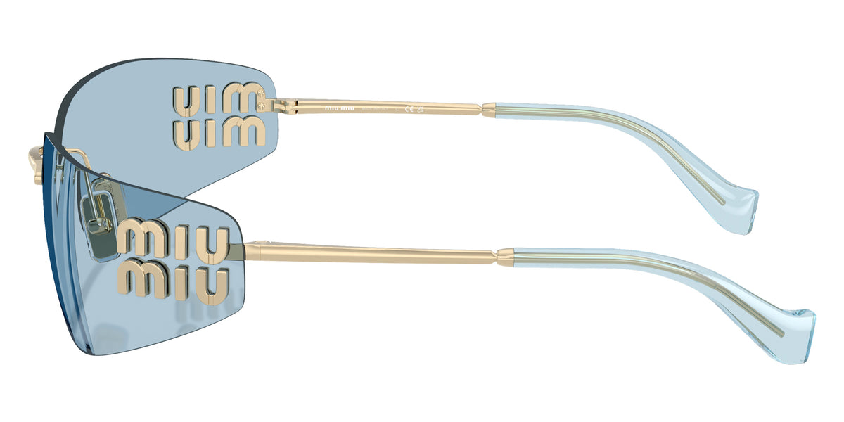 Miu Miu® MU A51S Sunglasses MU A51S ZVN10P 75 - Pale Gold