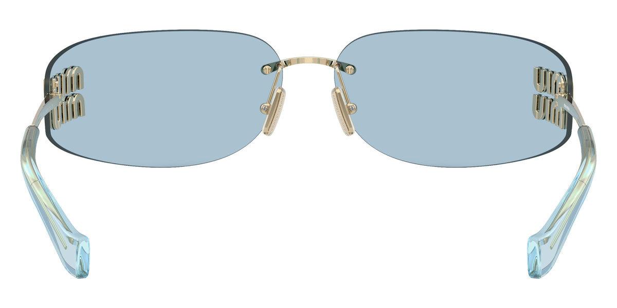 Miu Miu® MU A51S Sunglasses MU A51S ZVN10P 75 - Pale Gold