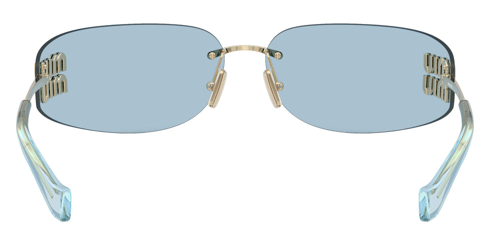 Miu Miu® MU A51S Sunglasses MU A51S ZVN10P 75 - Pale Gold