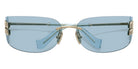 Miu Miu® MU A51S Sunglasses MU A51S ZVN10P 75 - Pale Gold
