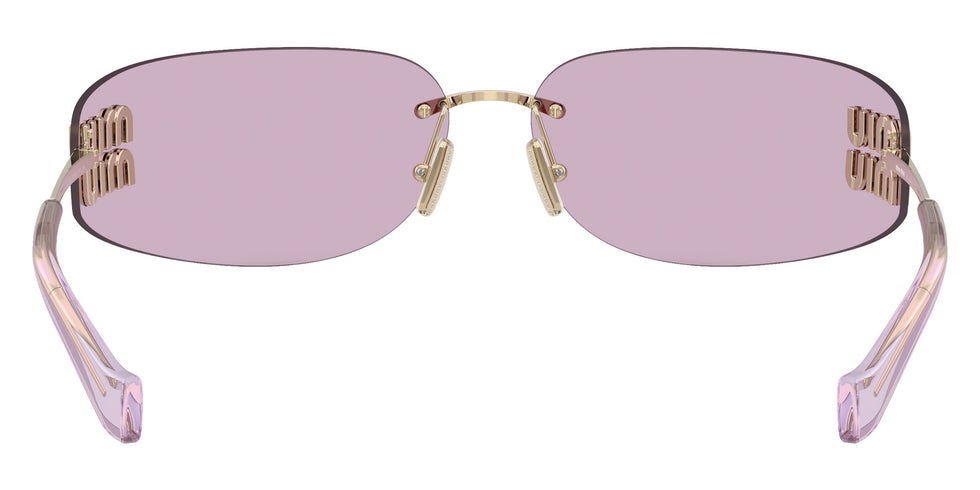 Miu Miu® MU A51S Sunglasses MU A51S ZVN90O 75 - Pale Gold