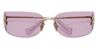 Miu Miu® MU A51S Sunglasses MU A51S ZVN90O 75 - Pale Gold