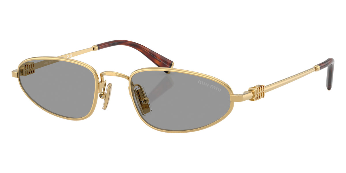 Miu Miu® MU A52S Sunglasses MU A52S 5AK40O 52 - Gold