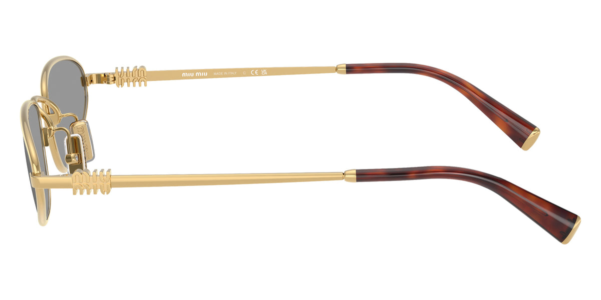 Miu Miu® MU A52S Sunglasses MU A52S 5AK40O 52 - Gold