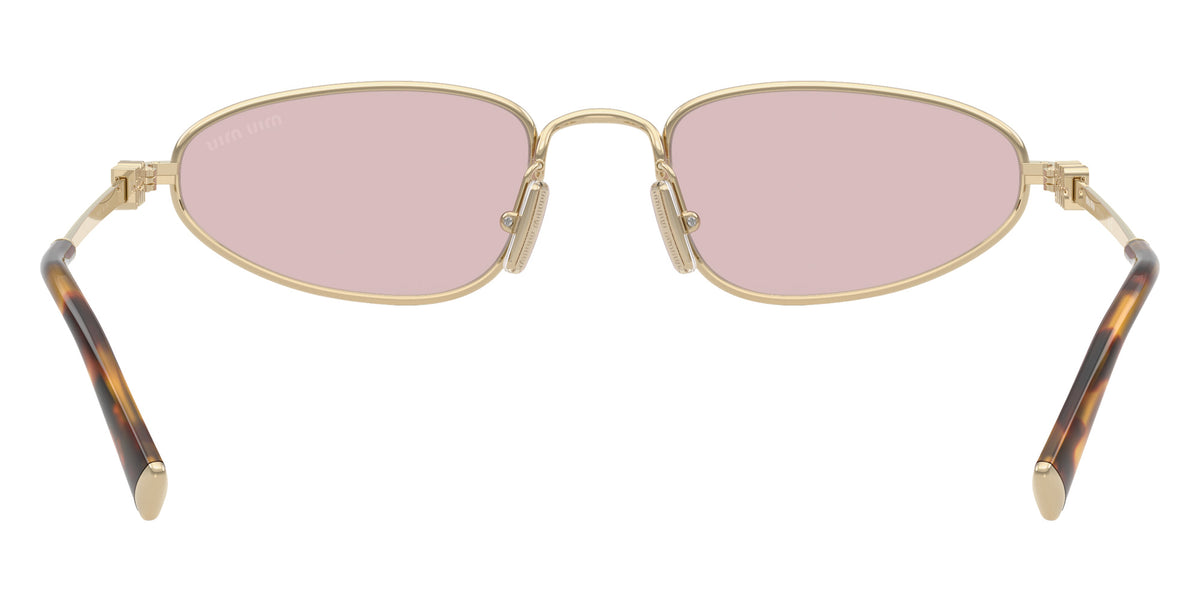 Miu Miu® MU A52S Sunglasses MU A52S ZVN4I0 52 - Pale Gold