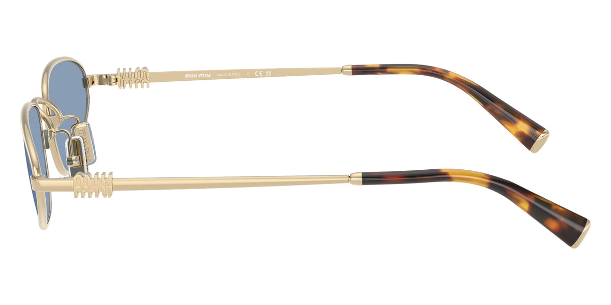 Miu Miu® MU A52S Sunglasses MU A52S ZVN60O 52 - Pale Gold