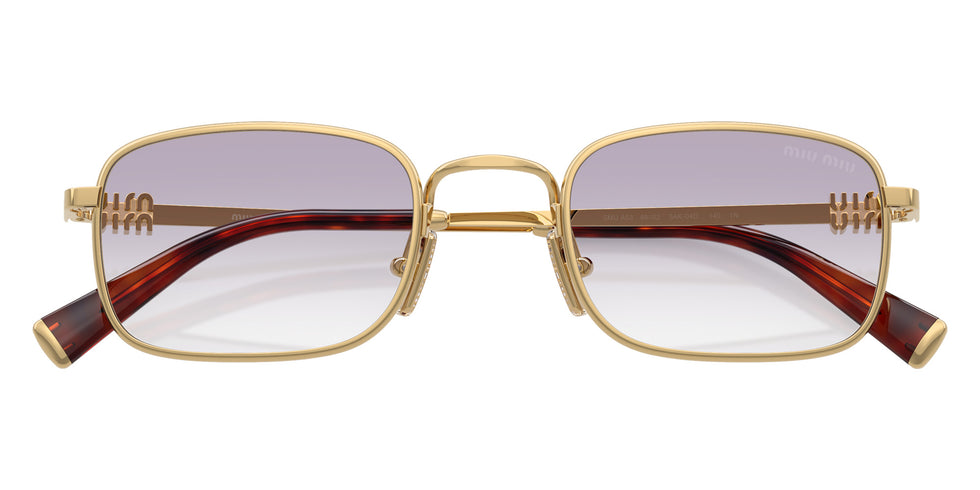 Miu Miu® MU A53S Sunglasses MU A53S 5AK04O 52 - Gold