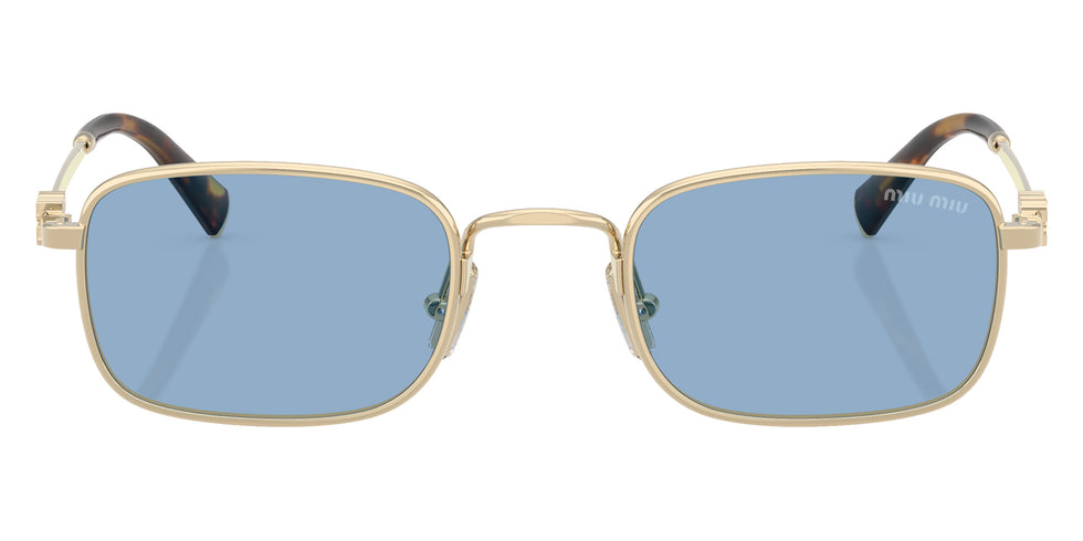 Miu Miu® MU A53S Sunglasses MU A53S ZVN60O 49 - Pale Gold