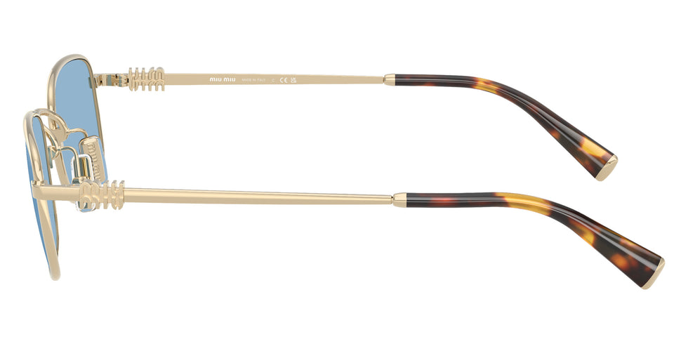 Miu Miu® MU A53S Sunglasses MU A53S ZVN60O 49 - Pale Gold