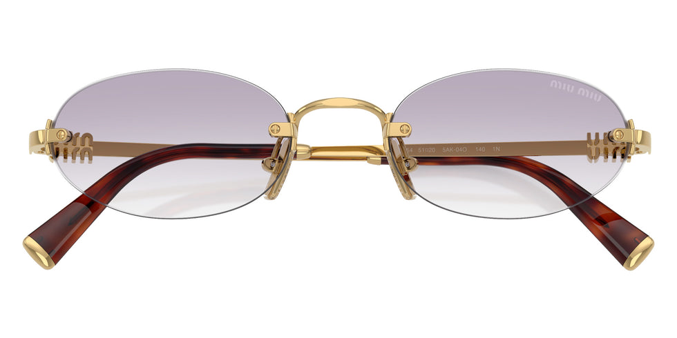 Miu Miu® MU A54S Sunglasses MU A54S 5AK04O 51 - Gold
