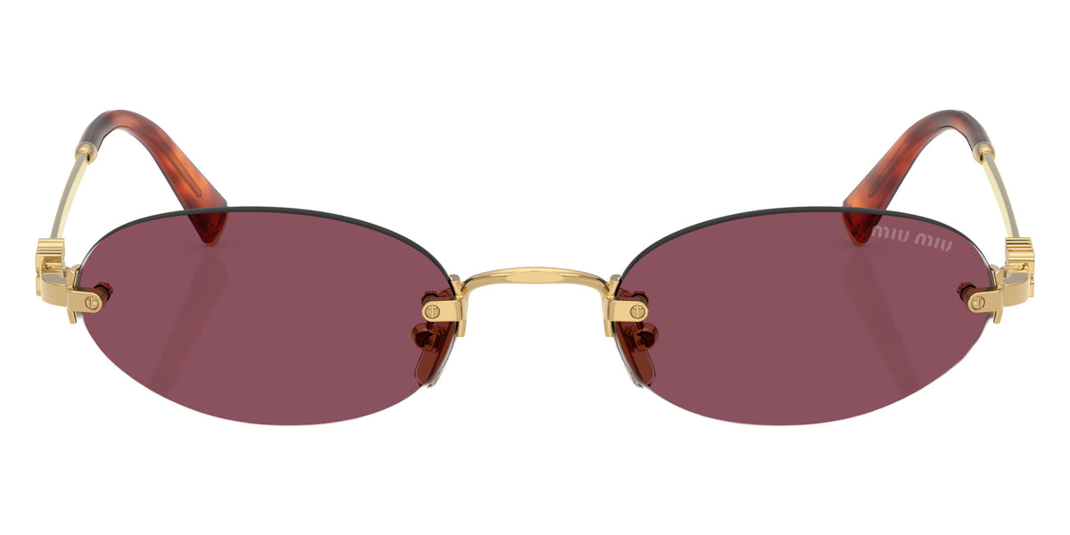 Miu Miu® MU A54S Sunglasses MU A54S 5AK20Y 51 - Gold