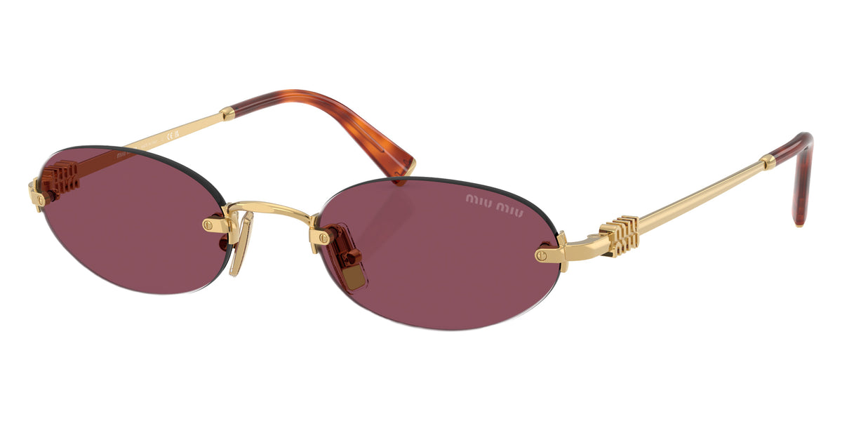 Miu Miu® MU A54S Sunglasses MU A54S 5AK20Y 51 - Gold