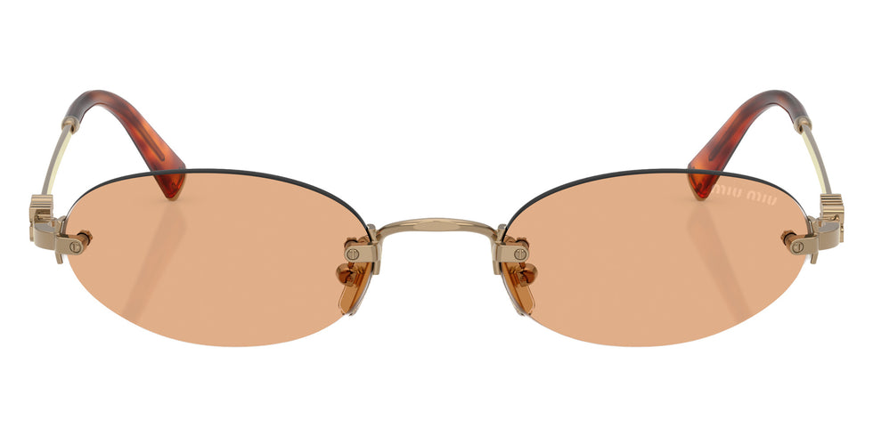 Miu Miu® MU A54S Sunglasses MU A54S 7OE90X 51 - Brass