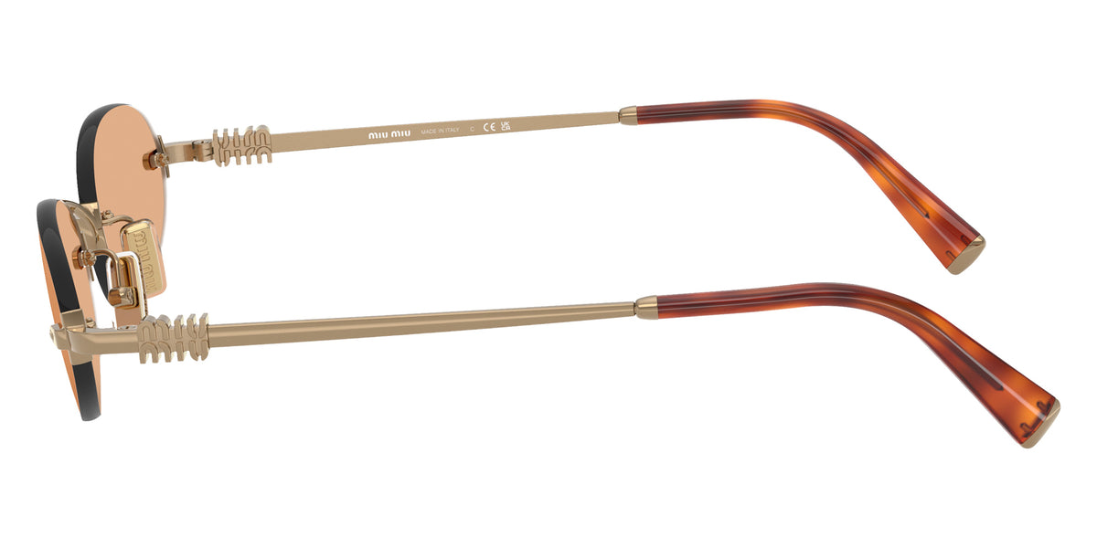 Miu Miu® MU A54S Sunglasses MU A54S 7OE90X 51 - Brass