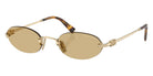 Miu Miu® MU A54S Sunglasses MU A54S ZVN10R 51 - Pale Gold