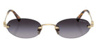 Miu Miu® MU A54S Sunglasses MU A54S ZVN5D1 51 - Pale Gold