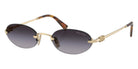 Miu Miu® MU A54S Sunglasses MU A54S ZVN5D1 51 - Pale Gold