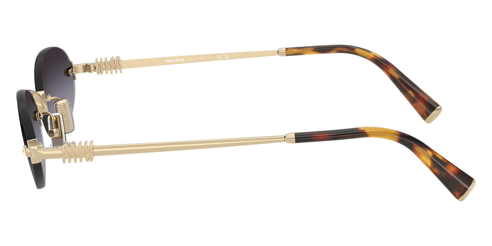 Miu Miu® MU A54S Sunglasses MU A54S ZVN5D1 51 - Pale Gold