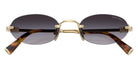 Miu Miu® MU A54S Sunglasses MU A54S ZVN5D1 51 - Pale Gold