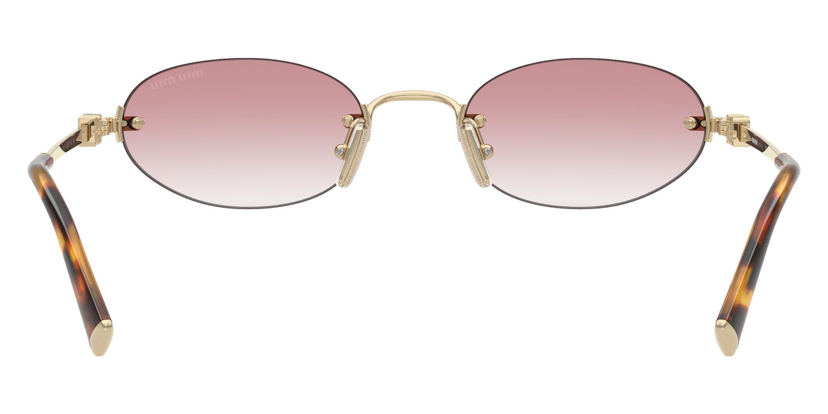 Miu Miu® MU A54S Sunglasses MU A54S ZVN70O 51 - Pale Gold