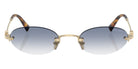 Miu Miu® MU A54S Sunglasses MU A54S ZVN80O 51 - Pale Gold