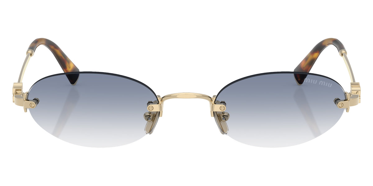 Miu Miu® MU A54S Sunglasses MU A54S ZVN80O 51 - Pale Gold