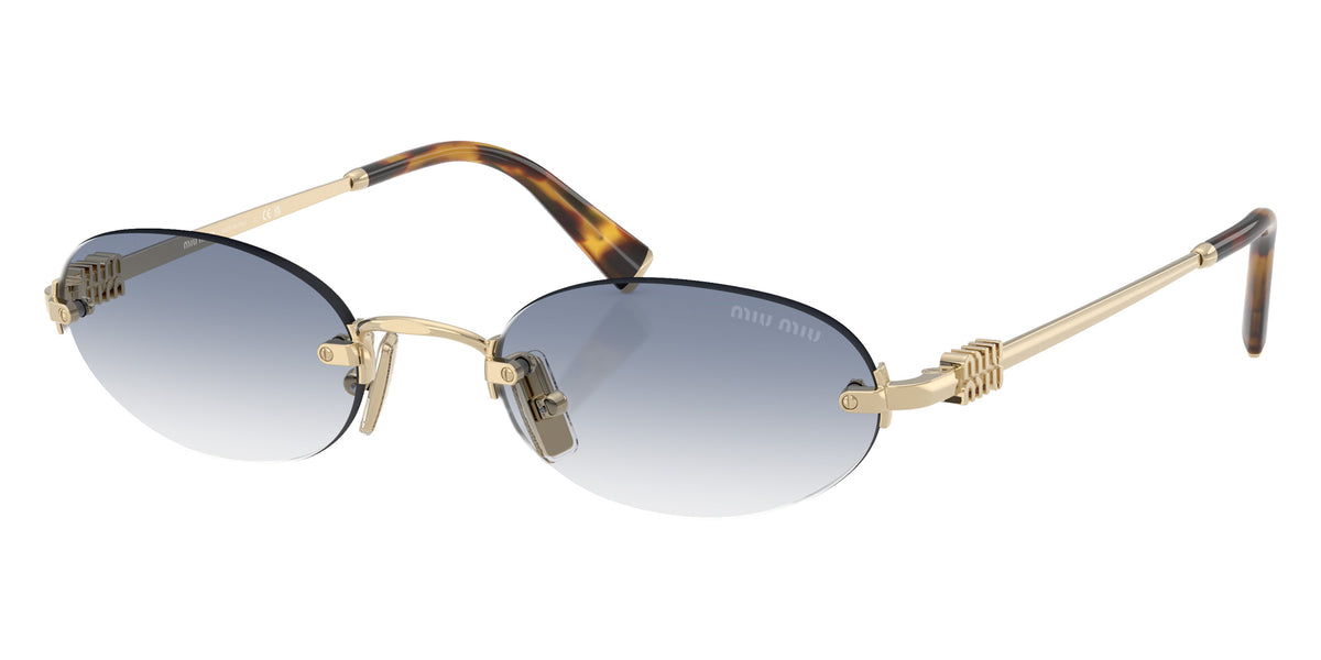 Miu Miu® MU A54S Sunglasses MU A54S ZVN80O 51 - Pale Gold
