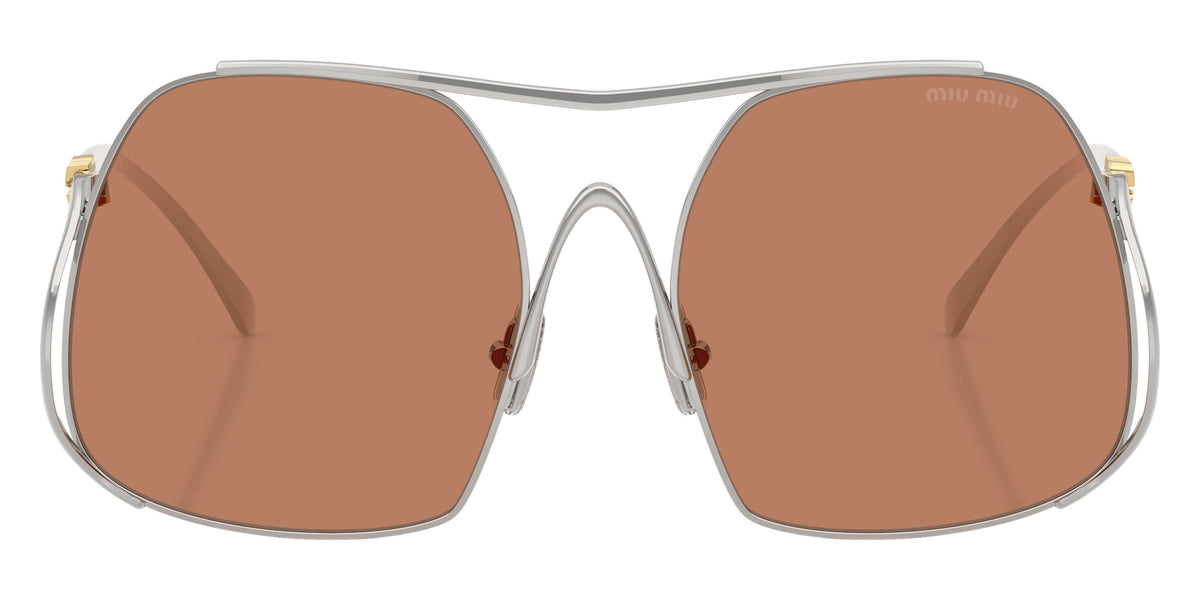 Miu Miu® MU A55S Sunglasses MU A55S 1BC90Q 57 - Silver