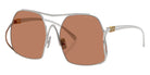 Miu Miu® MU A55S Sunglasses MU A55S 1BC90Q 57 - Silver